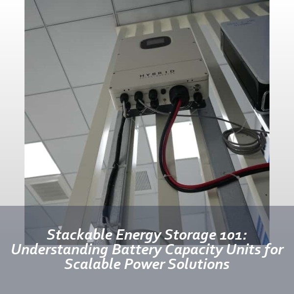 Stackable Energy Storage 101: Understanding Battery Capacity Units for Scalable Power Solutions